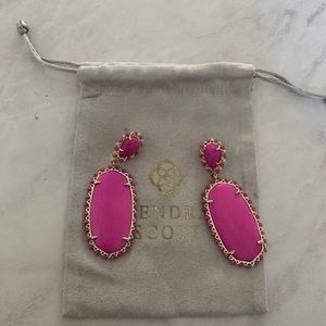 Kendra Scott Parson Earrings in Magenta